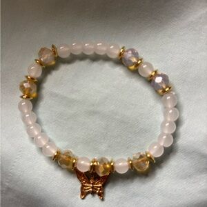 Butterfly Charm Beaded‎ Bracelet